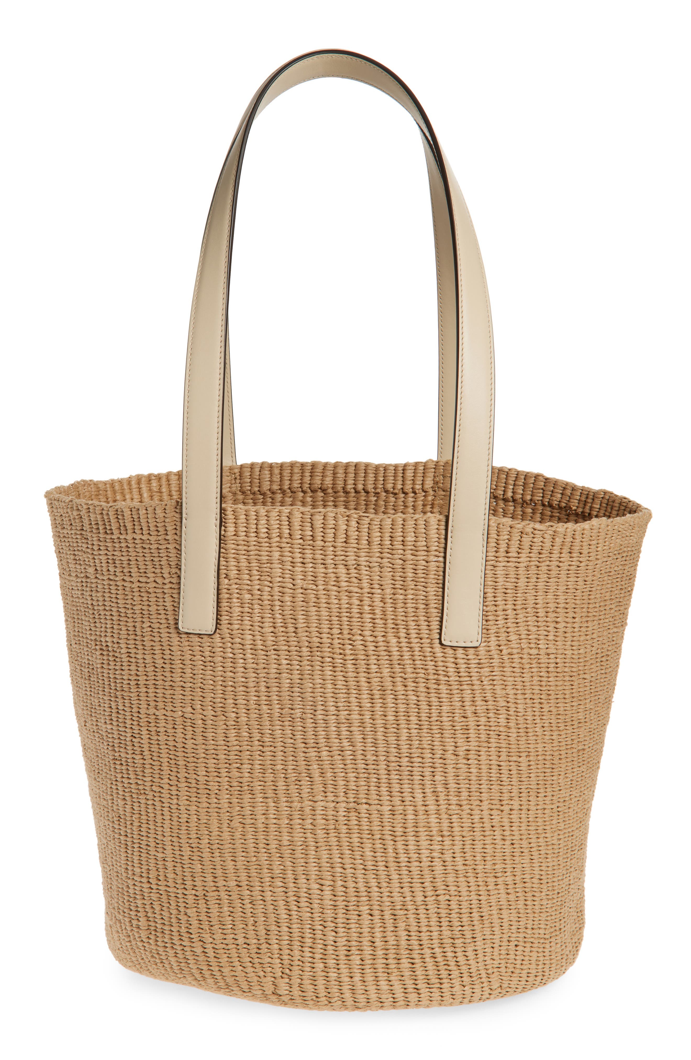 Chloé Large Horse Medal Basket Bag in Deep Ivory at Nordstrom - 4