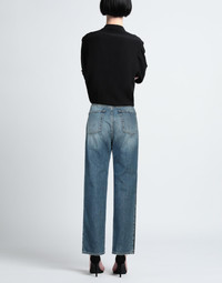Stella McCartney Blue Women's Denim Pants | yoox | REVERSIBLE