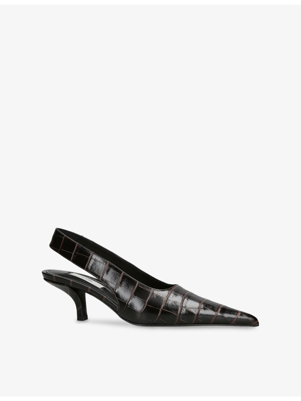 Classic Leather Slingback heel - 3