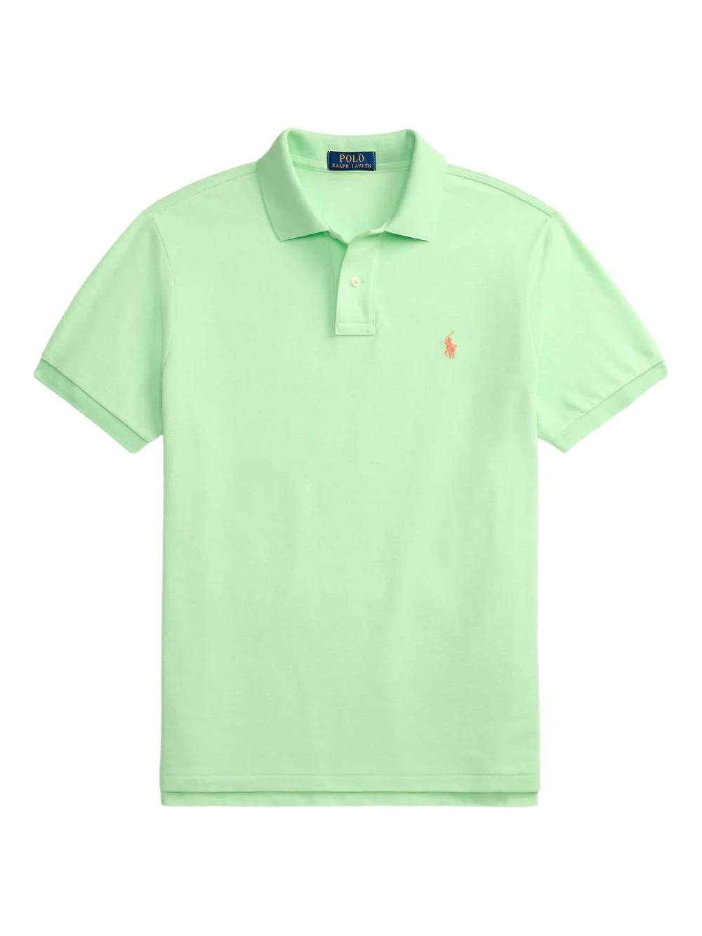 ribbed polo shirt - 1