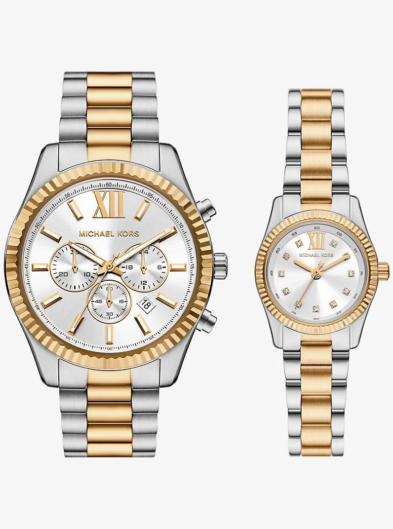 Lexington His and Hers Two-Tone Watch Set - 1