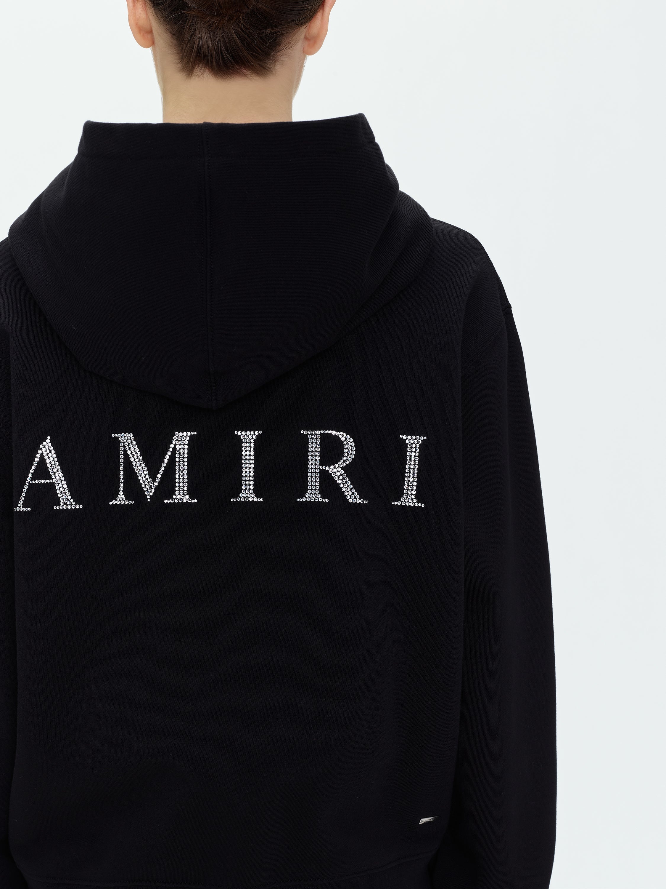 Amiri Crystal Embellished Ma Hoodie Reversible