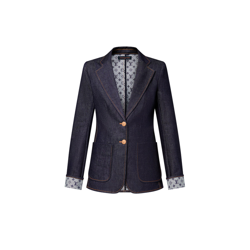 Denim Preppy Blazer 1