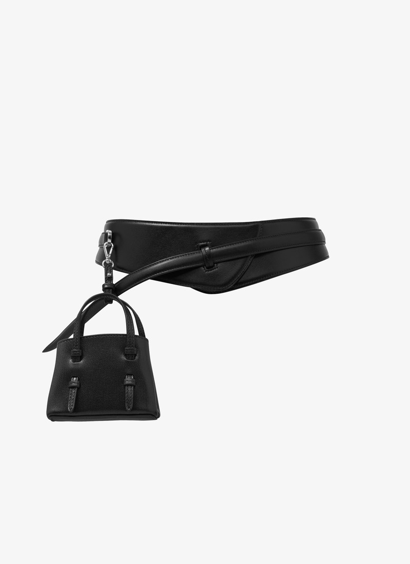 MINI MINA BELT IN SHINY GOATSKIN 1