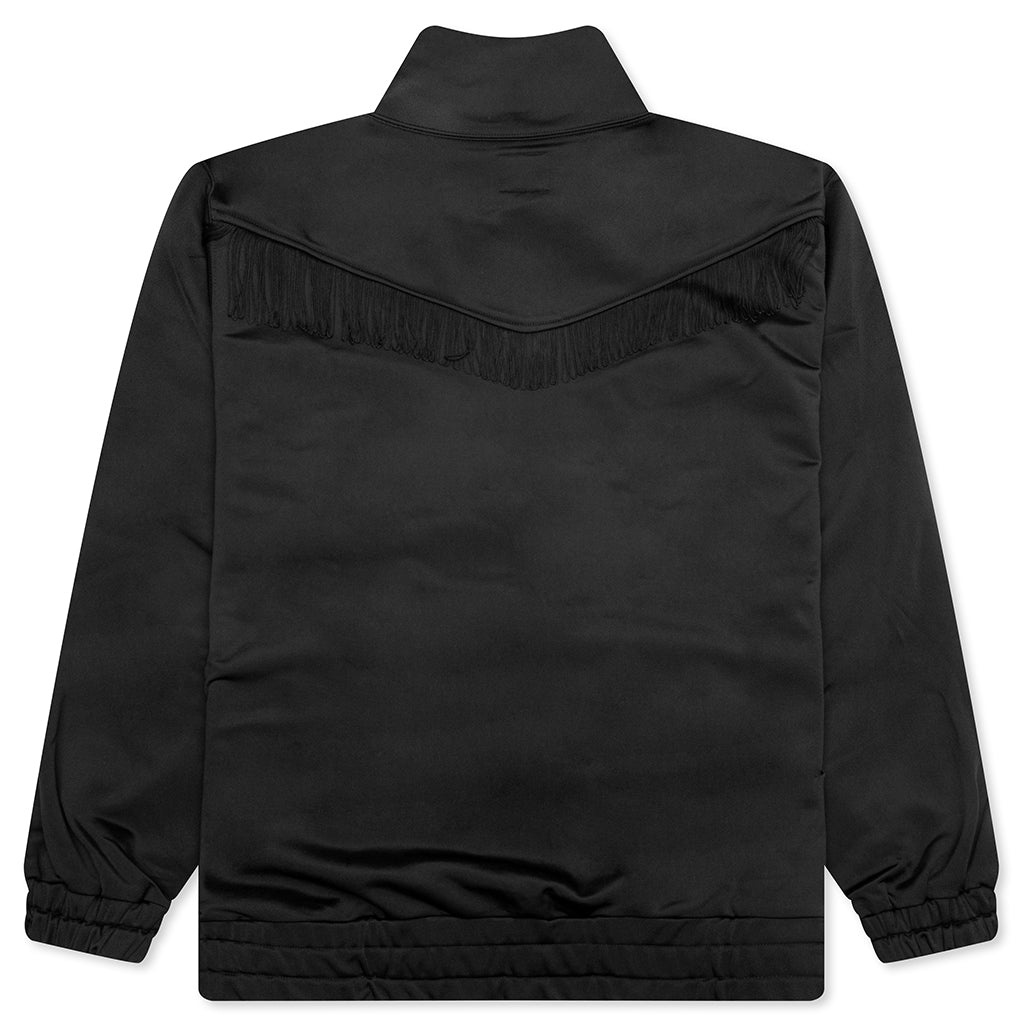 FRINGE TRACK JACKET - BLACK - 2