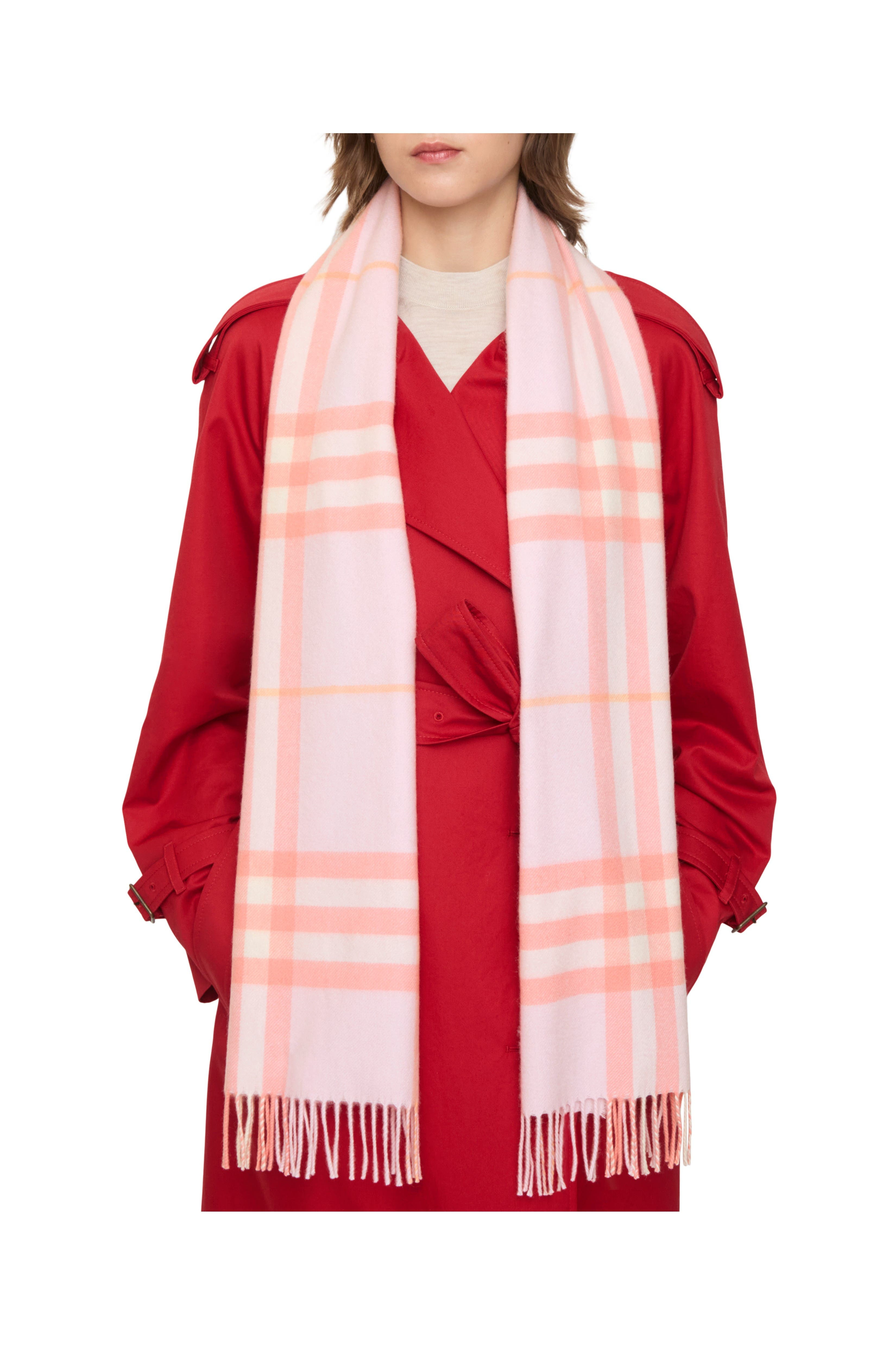 burberry Check Cashmere Scarf in Sugar at Nordstrom - 3