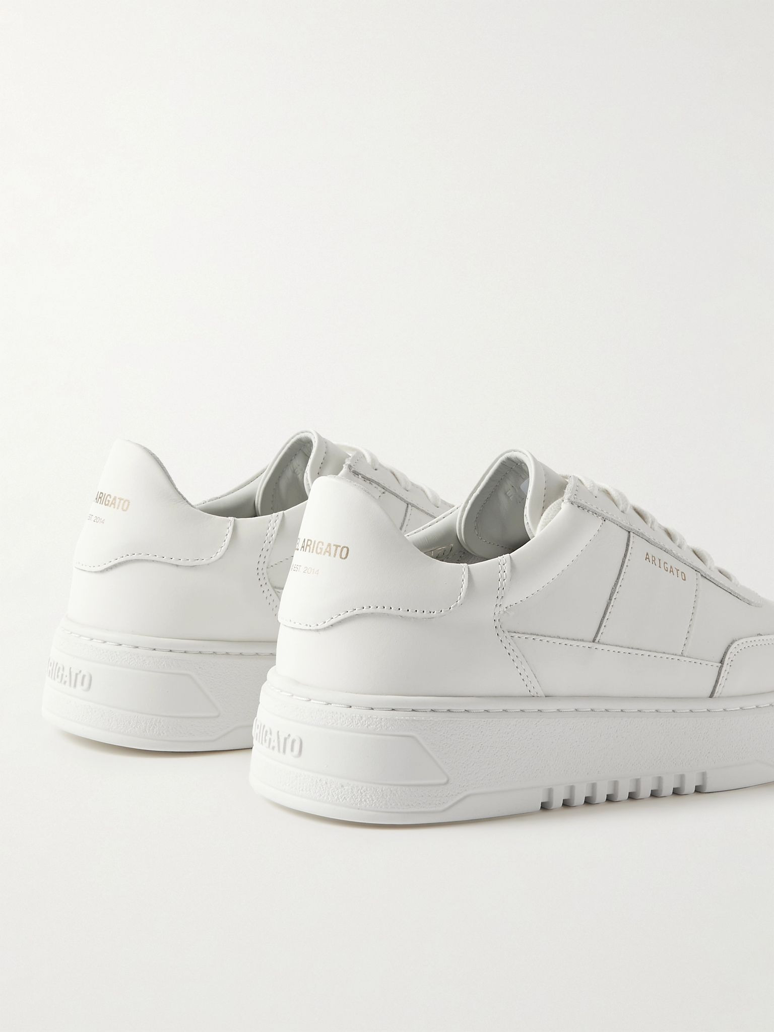 Orbit Vintage Leather Sneakers White - 5