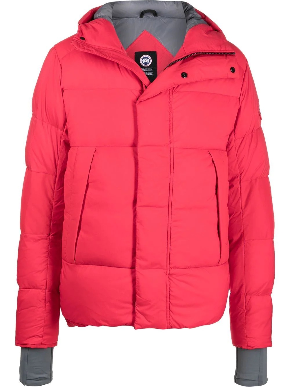 hooded puffer jacket - 1