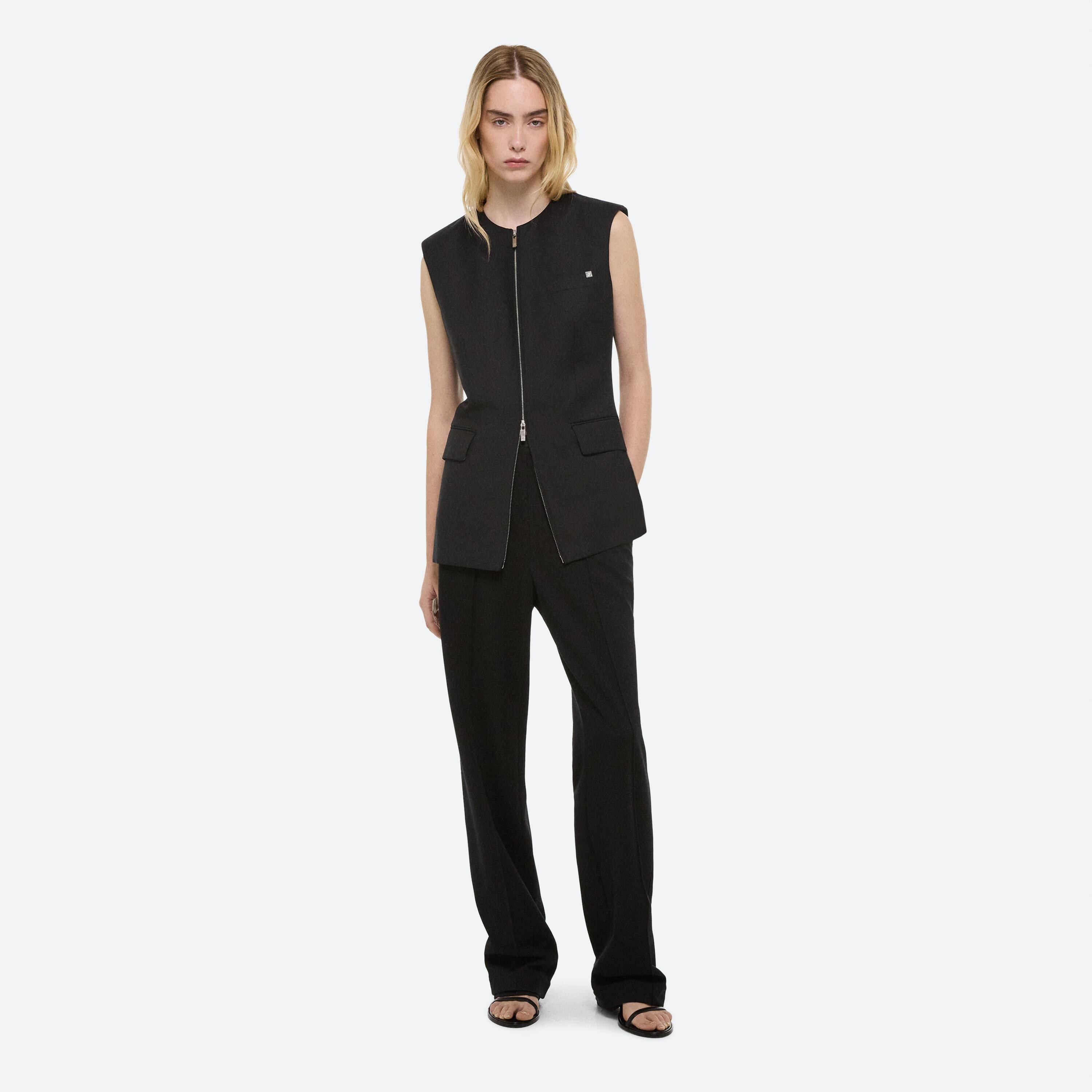 ZIP BLAZER VEST - 2