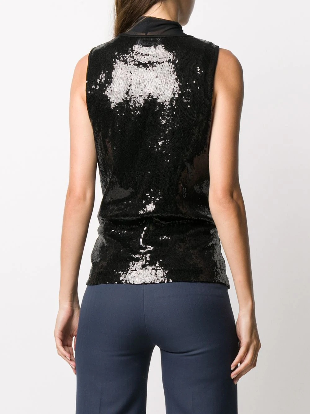 sequin-embellished top - 4