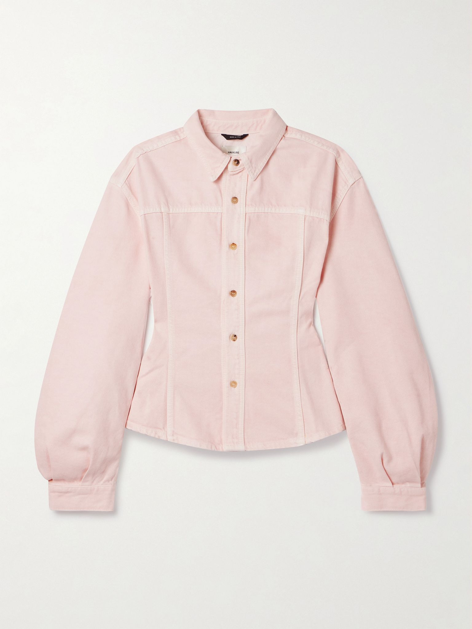 Lee Dive paneled denim shirt Pink - 1