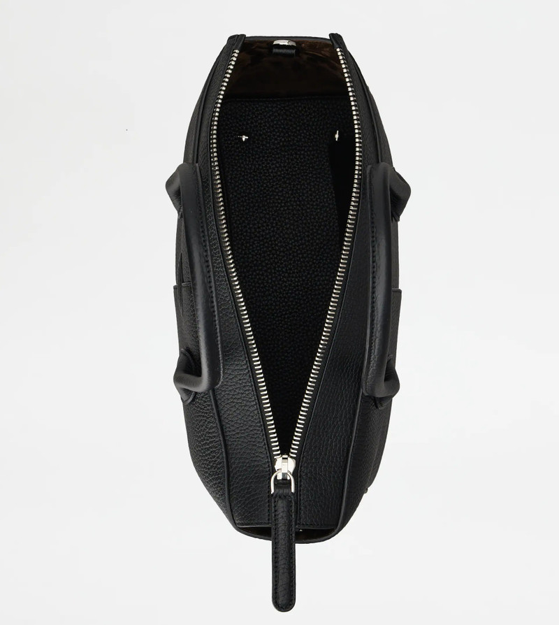 TOD'S DI BAG IN LEATHER MEDIUM - BLACK 4