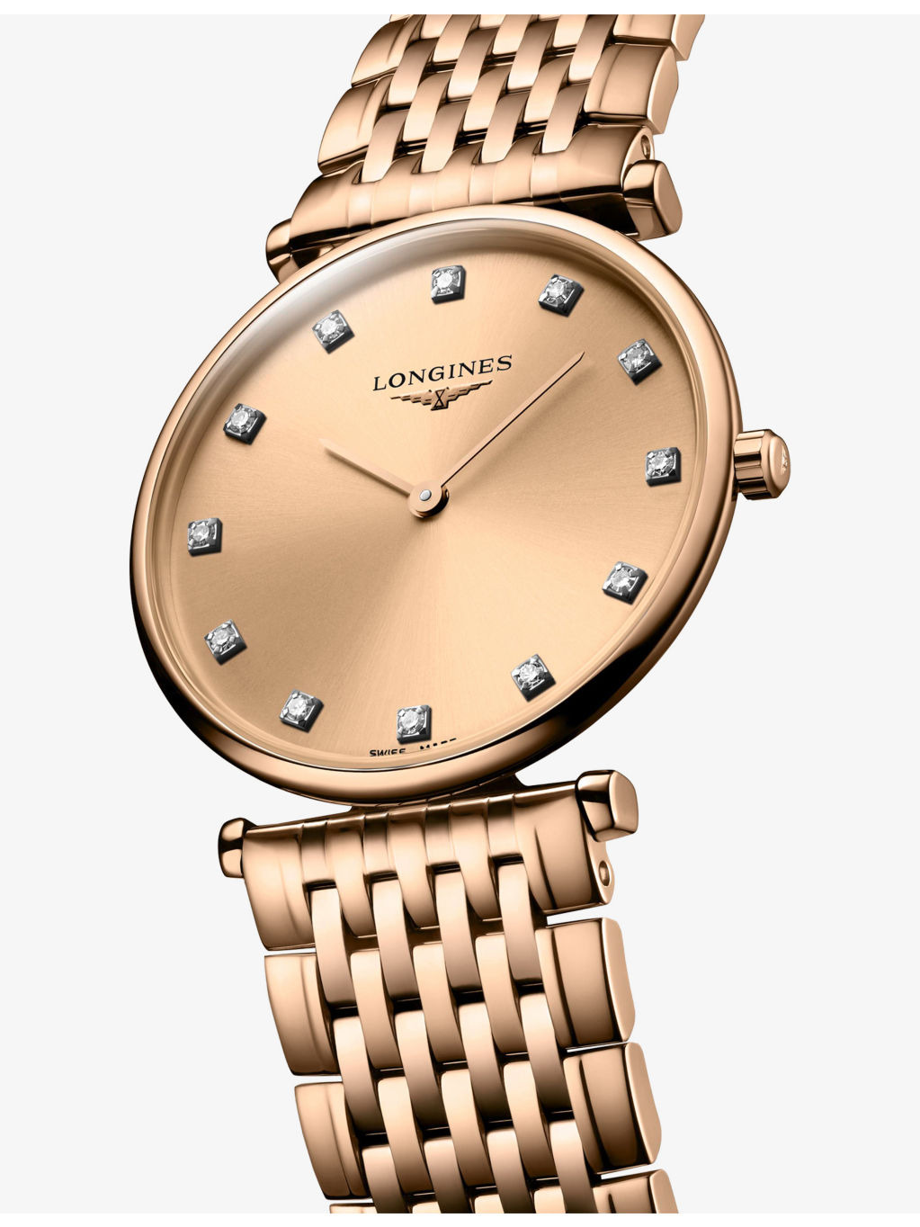 L4.512.1.90.8 La Grande Classique De Longines Red PVD-Coated and 0.081ct Diamond Quartz Watch - 2
