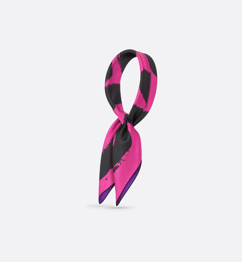 Miss Dior Graffiti 90 Square Scarf 5