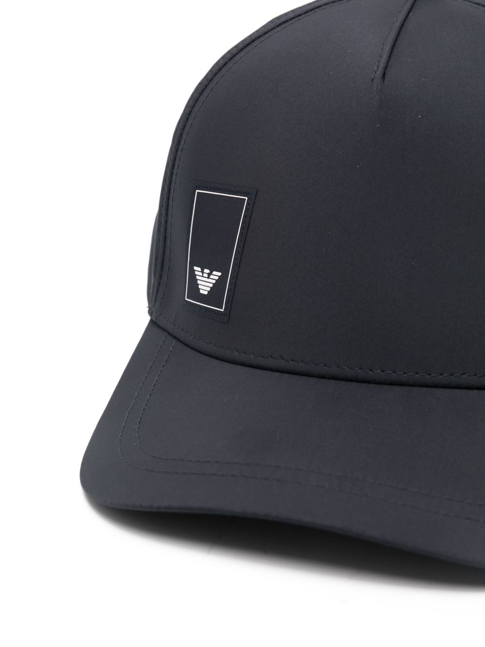 adjustable logo-patch cap - 3