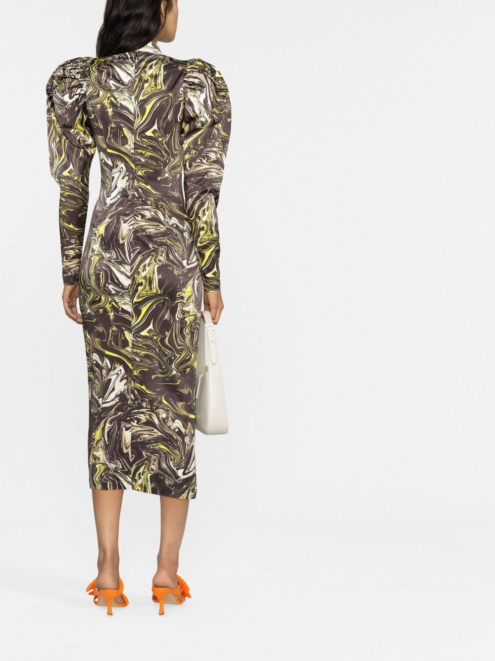 abstract print dress - 3