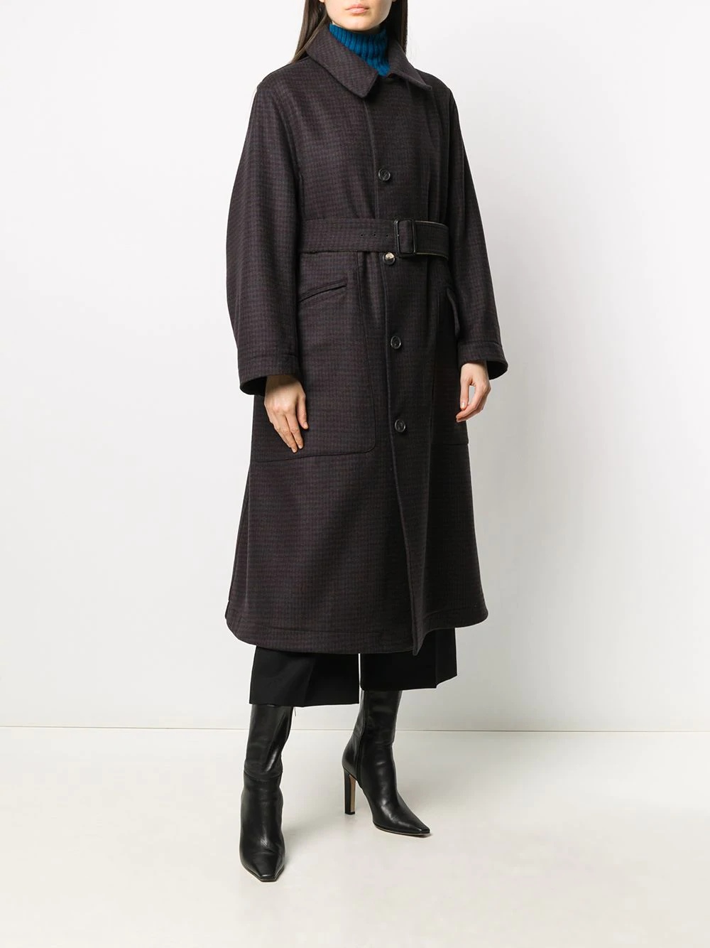 belted reversible coat - 6