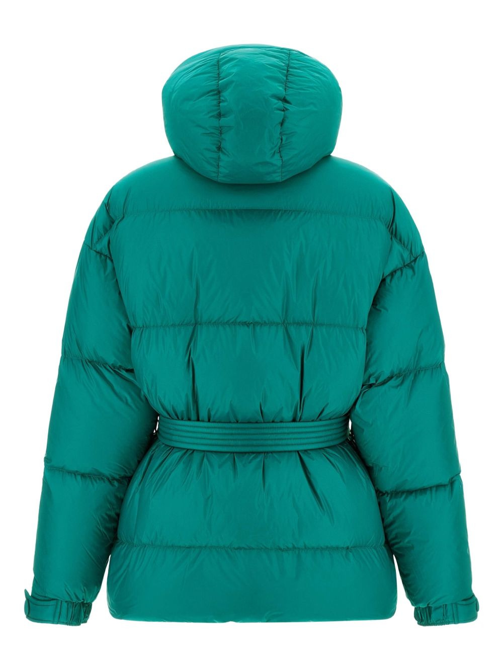 quilted belted jacket - 2