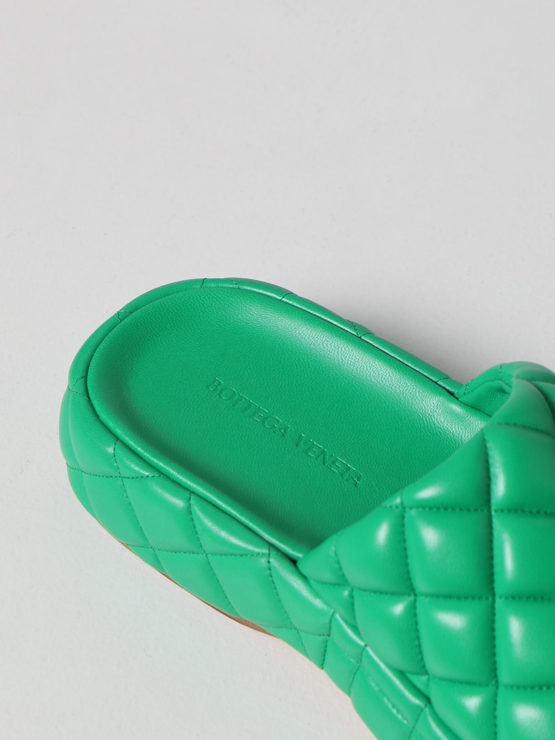 Bottega Veneta quilted nappa sandals - 4