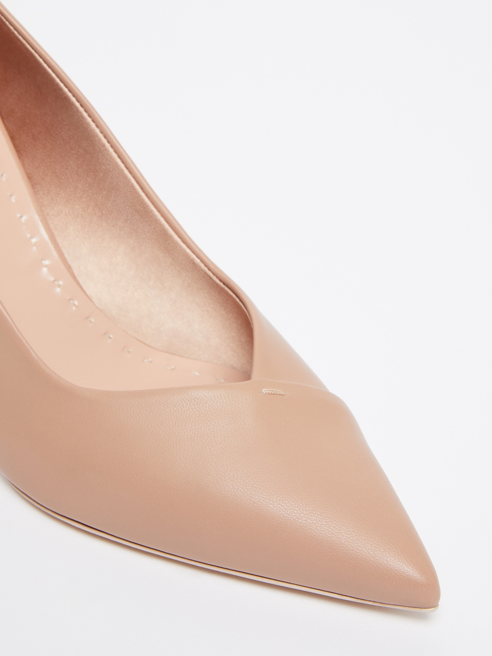 PHYLLIS Nappa leather court shoes - 4