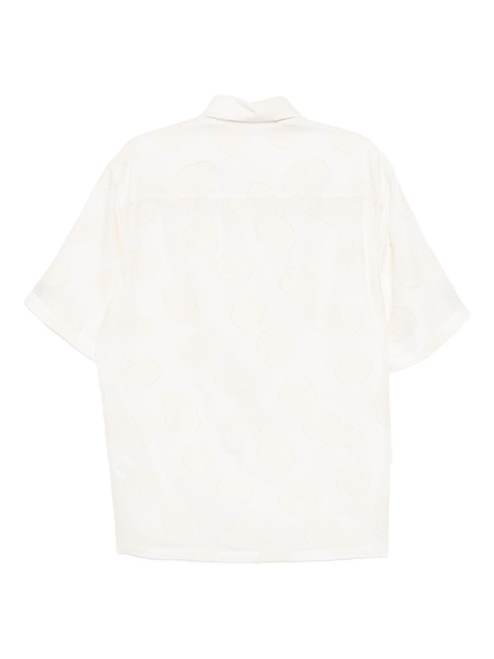 all-over motif embroidery shirt - 2