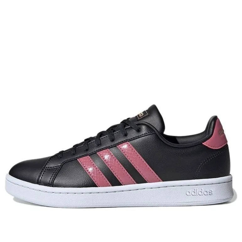 (WMNS) adidas neo Grand Court 'Black Pink' FW0798 - 1