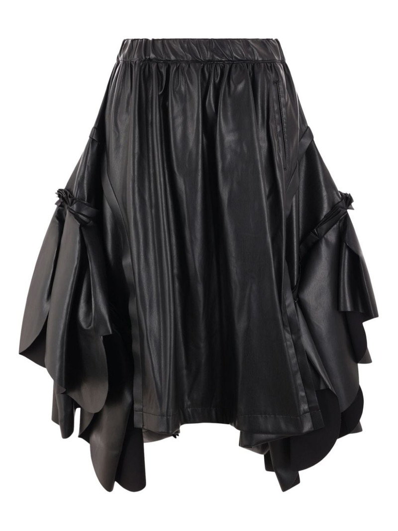 Comme Des Garçons pleat-detailing midi skirt outlook