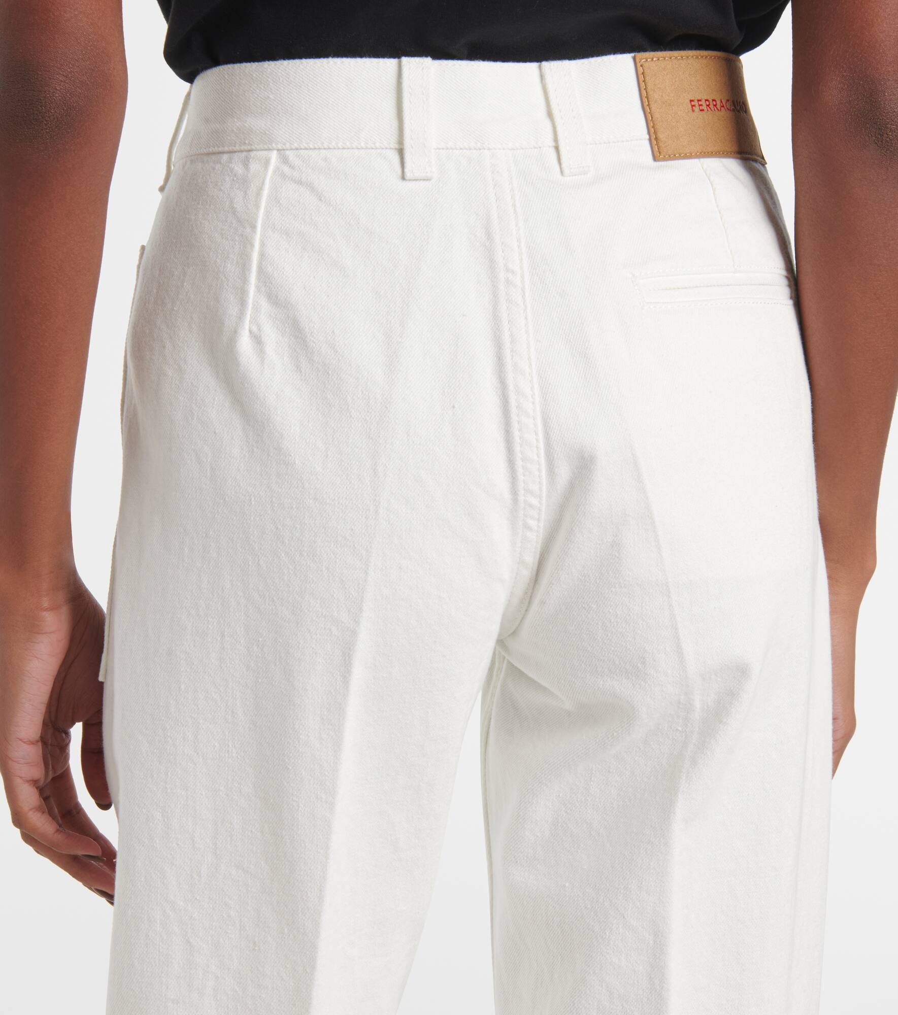 Mid-rise straight jeans - 6