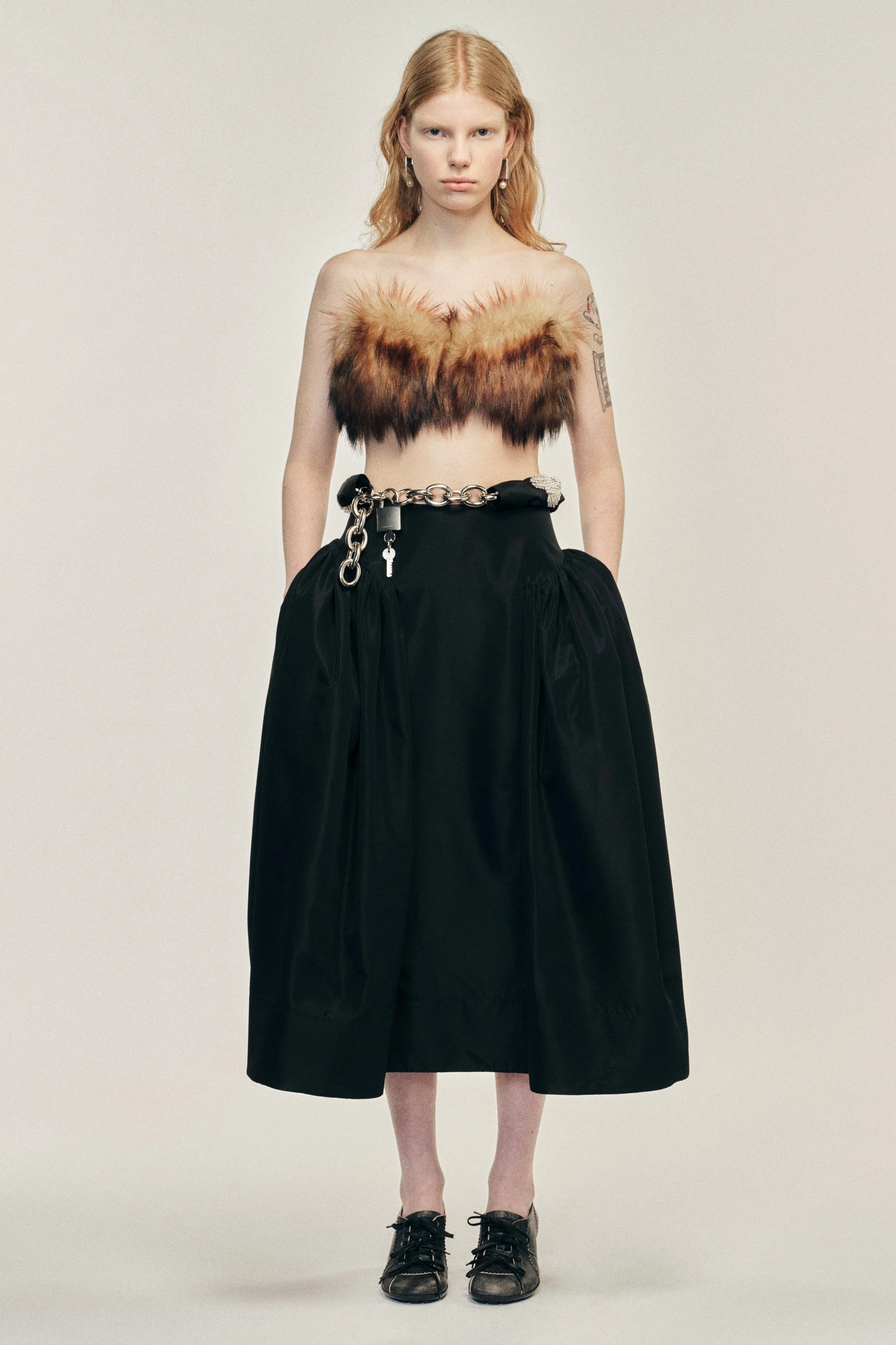 Hip Detail Bind Skirt - 1