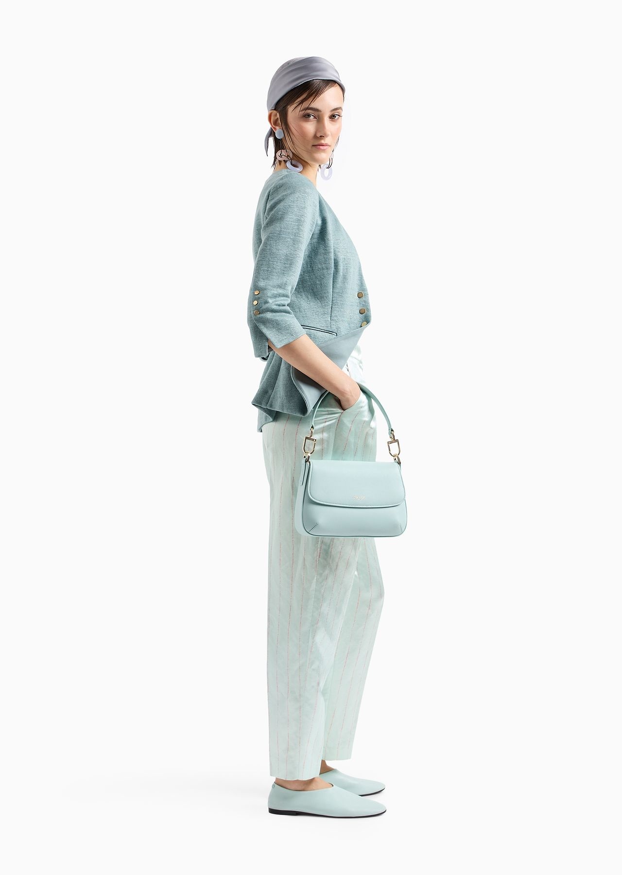 Small la Prima Soft handbag in nappa leather - 6
