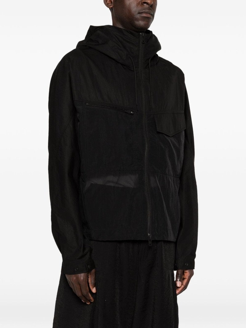 Y-3 hooded zipped jacket outlook