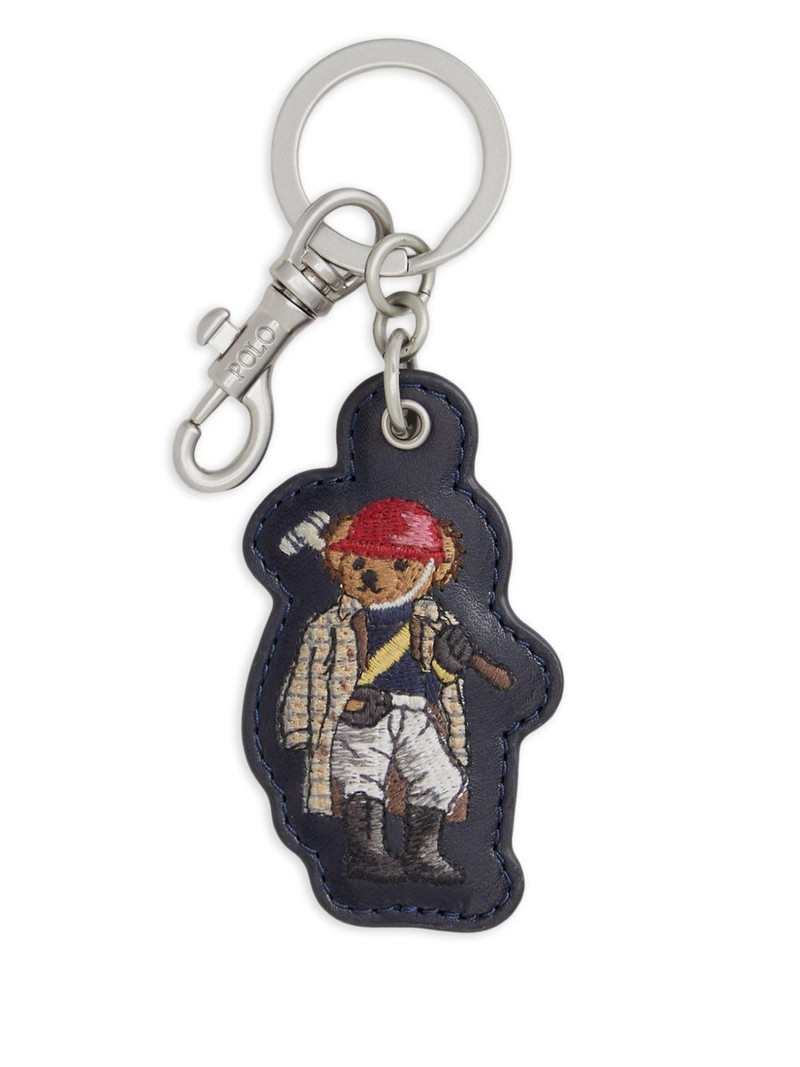 Polo Bear leather key fob 1