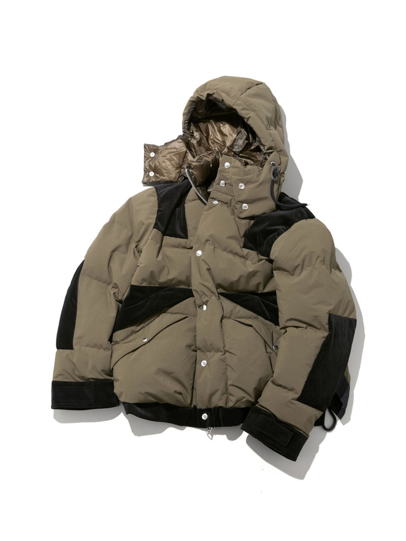 sacai Matte Taffeta Water-Repellent Padded Blouson | REVERSIBLE