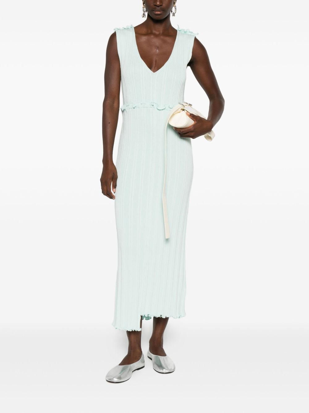 asymmetric midi dress - 2