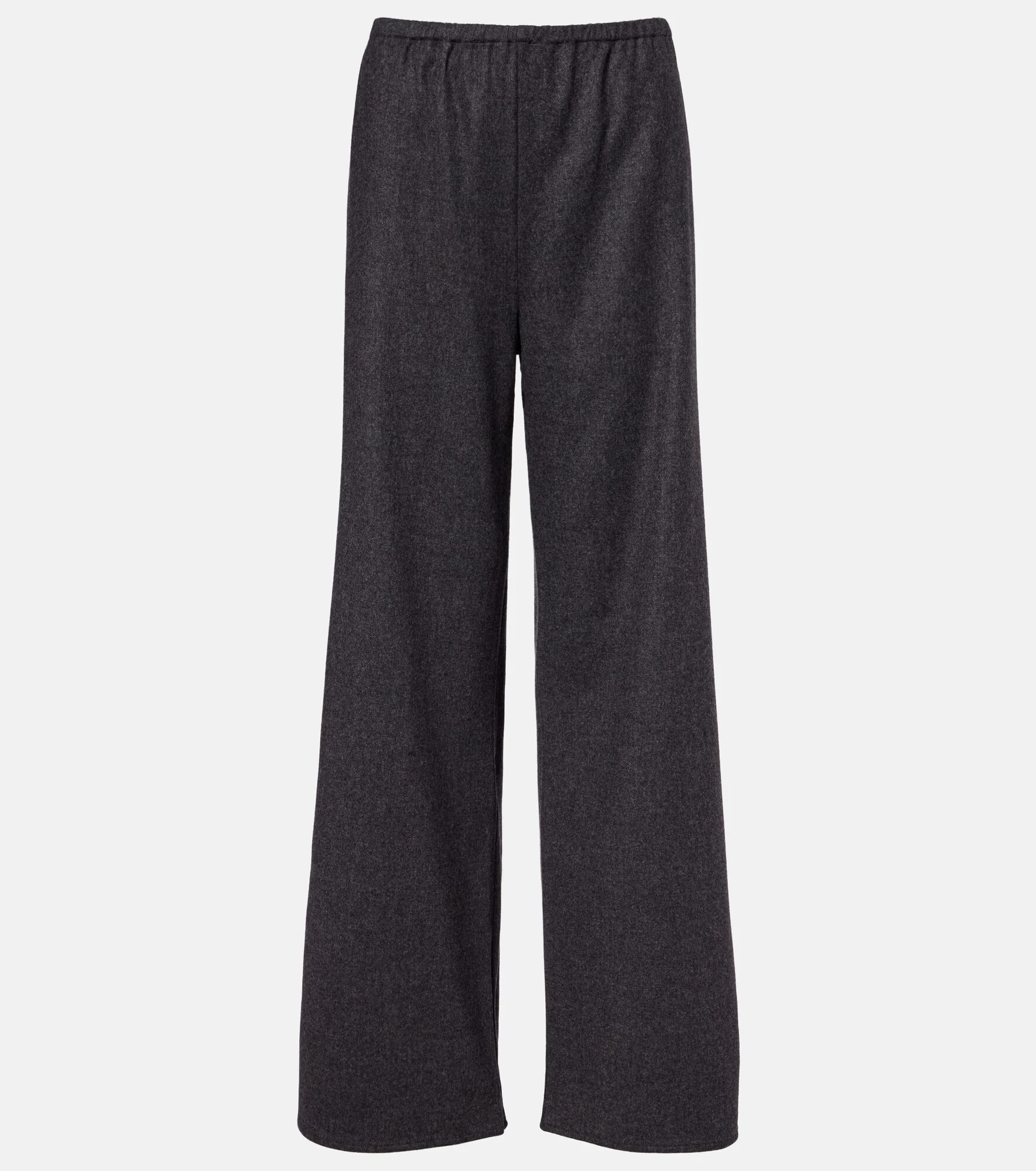 Austin wool and cashmere wide-leg pants - 1