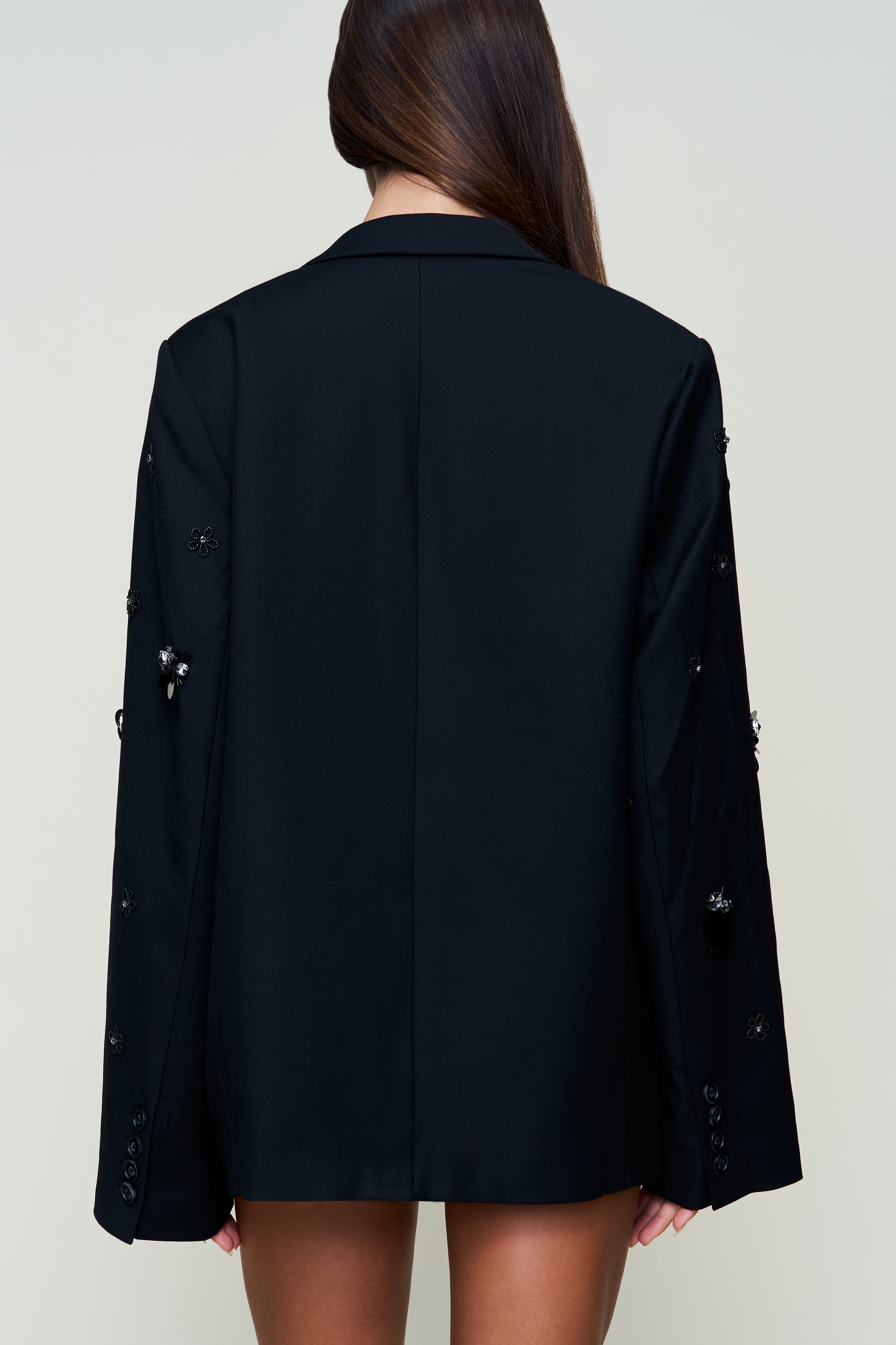 EMBELLISHED OVERSIZED BLAZER - 6