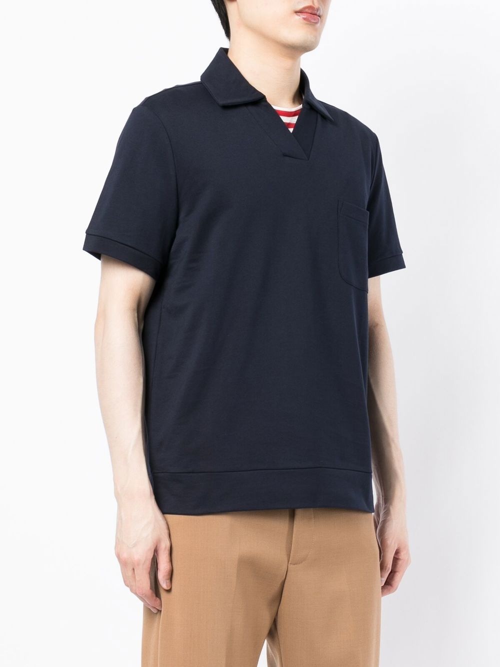 Benoit patch-pocket polo shirt - 3