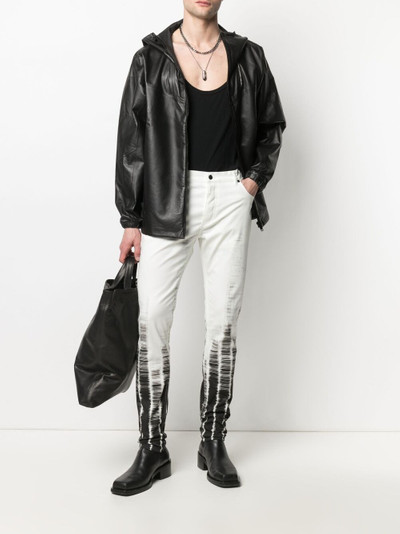 Ann Demeulemeester gradient graphic-print skinny jeans outlook