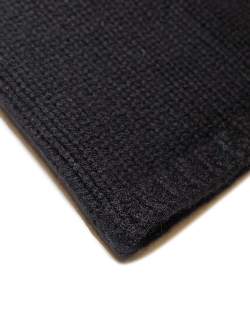 MARGARET HOWELL Chunky Neckwarmer Merino Cashmere Black outlook