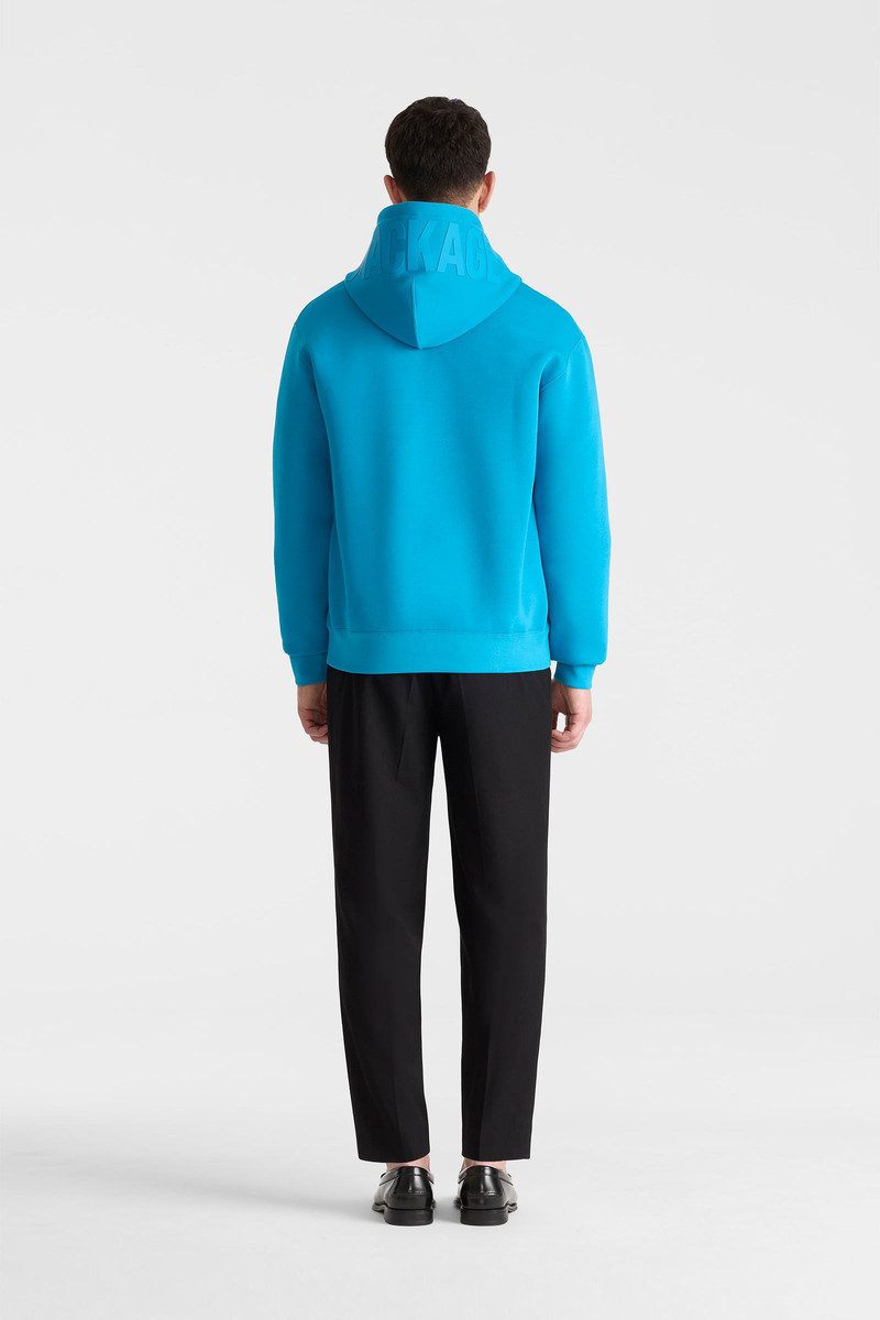 KOLTON-ZZ Double-Face Jersey Logo Hoodie 6