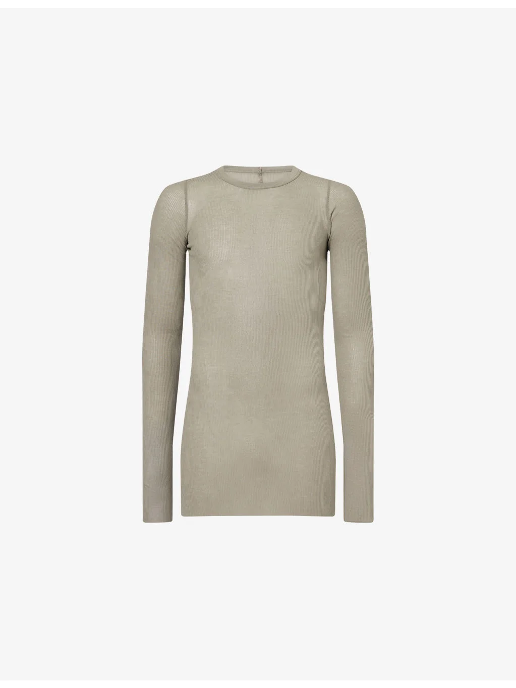 Long Ribbed Long-Sleeve T-Shirt - 1
