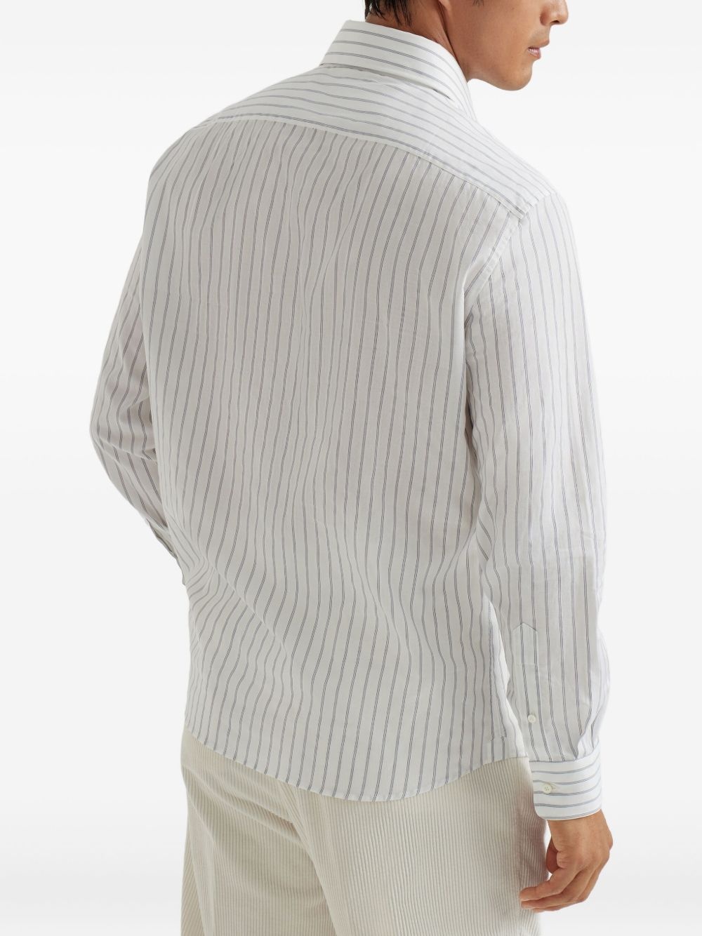 striped cotton shirt - 4