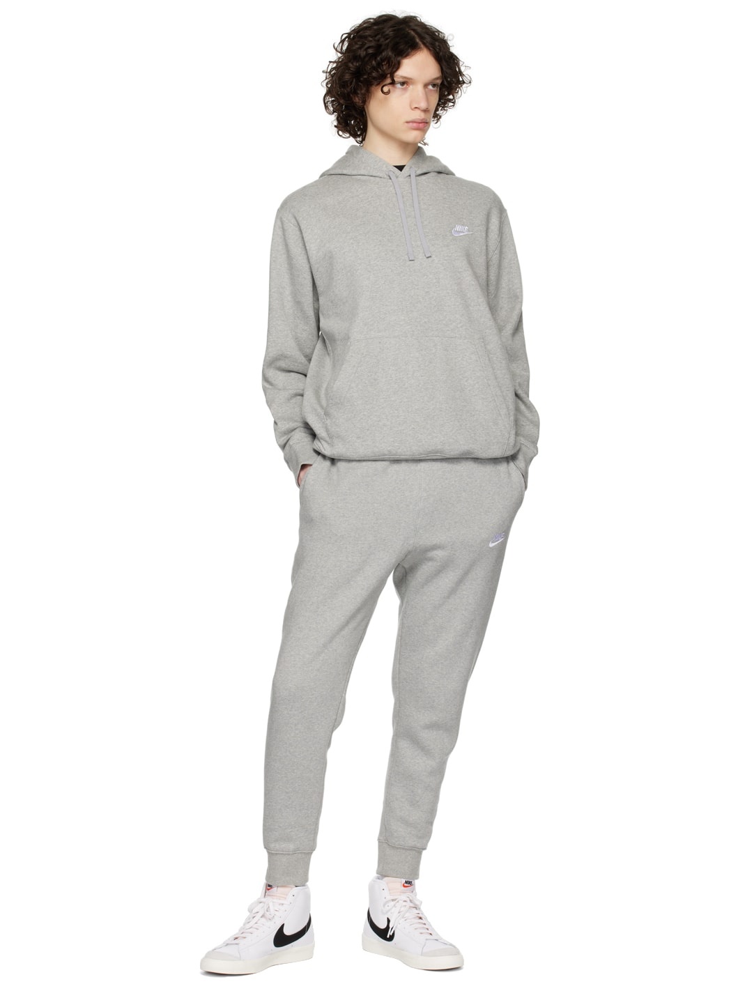 Gray Solo Swoosh Lounge Pants