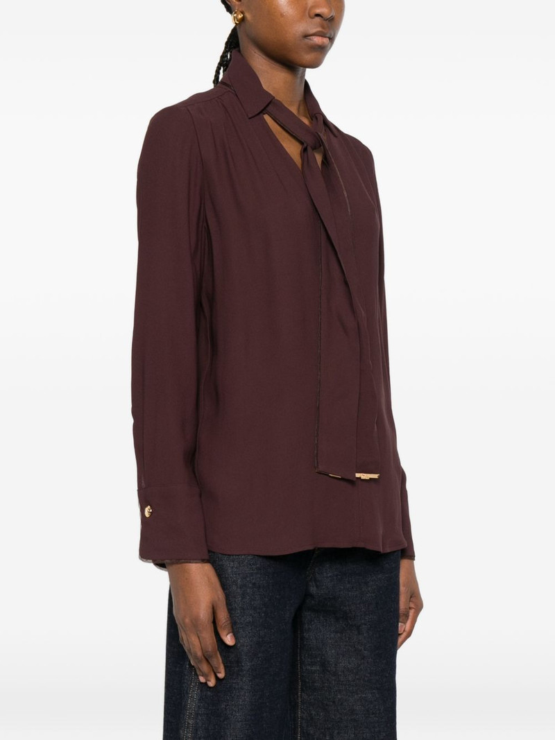 V-neck sashed top 3
