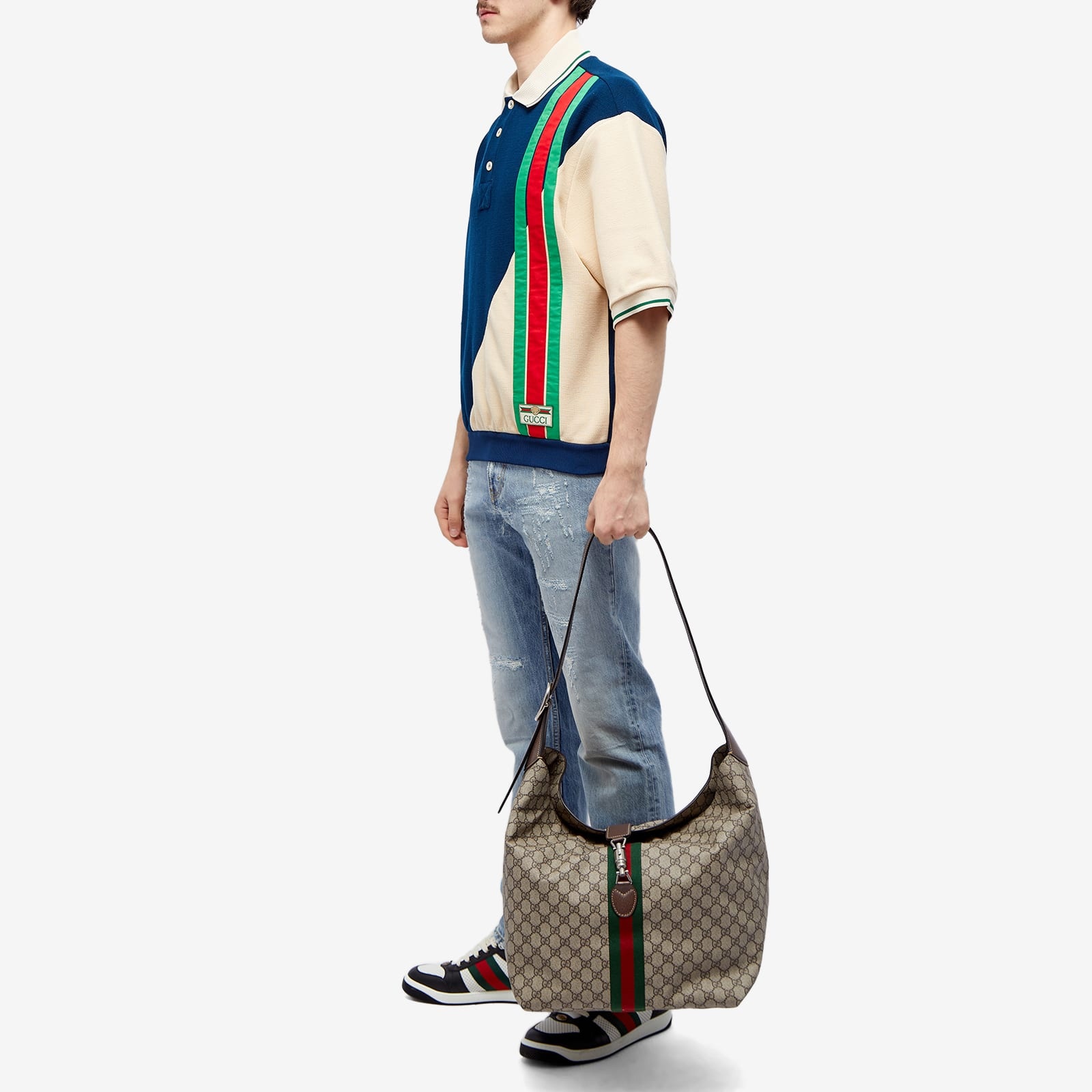 Gucci GG Supreme Catwalk Look Messenger Bag - 8