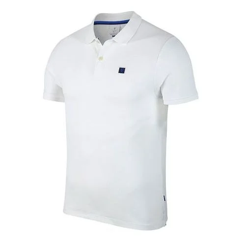 Nike Casual Sports Tennis Short Sleeve Polo Shirt White AH6763-100 - 1