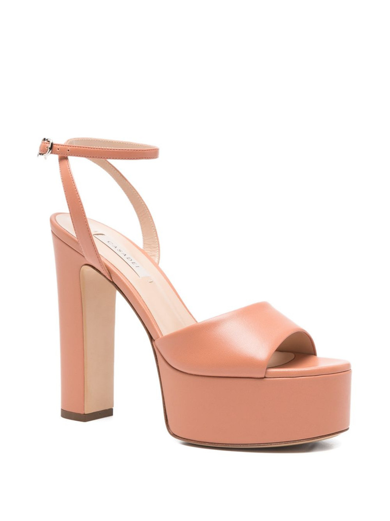 CASADEI ankle-strap platform sandals outlook