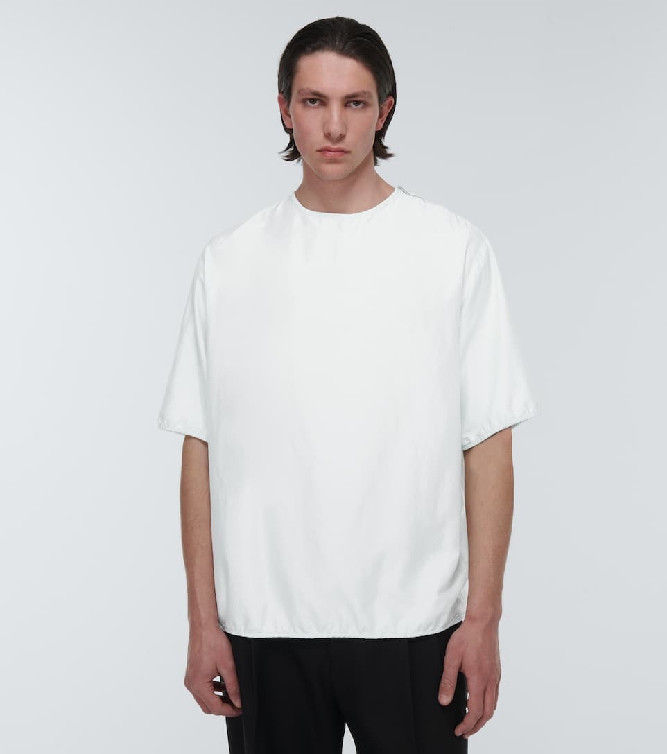Blouson silk blend T-shirt - 3
