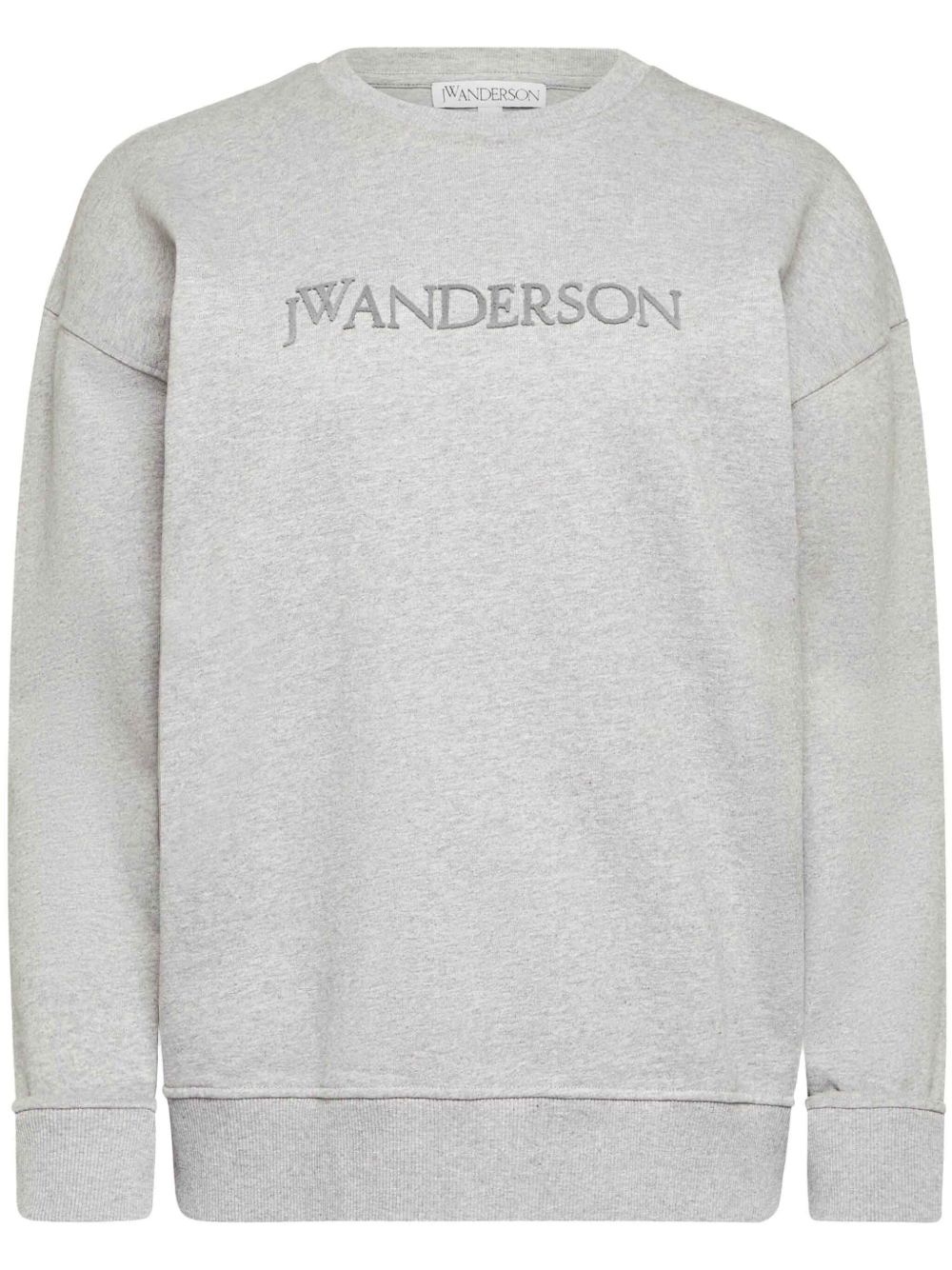 logo-embroidered sweatshirt - 1