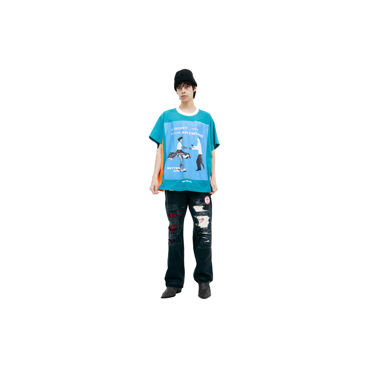 JIMMY 3 PANEL T-SHIRT (MULTICOLOR) - 1